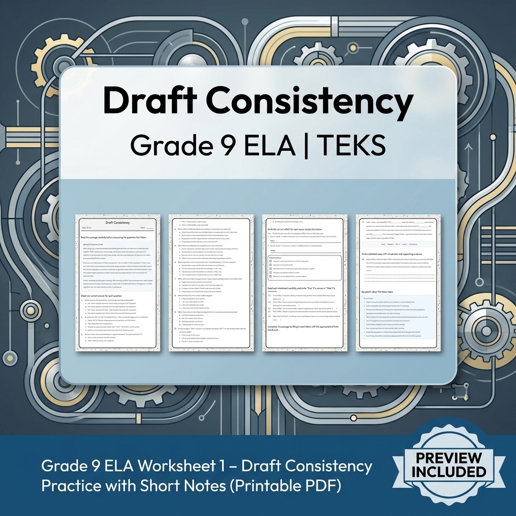 Grade 9 Language Conventions ELA Lesson Bundle | TEKS Verb & Agreement — included worksheet 8