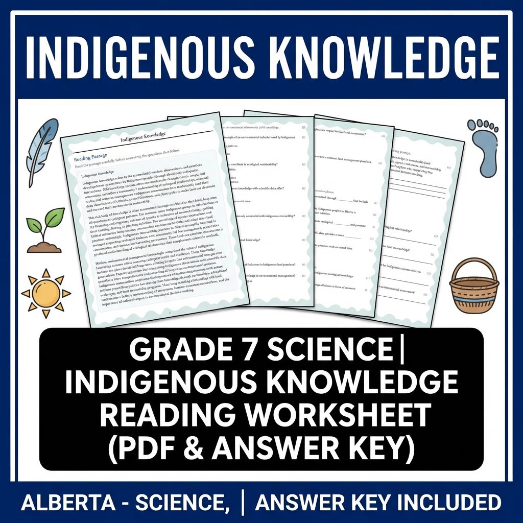 Grade 7 Science Worksheet Pack | Energy, Matter & Ecosystem Concepts — included worksheet 54