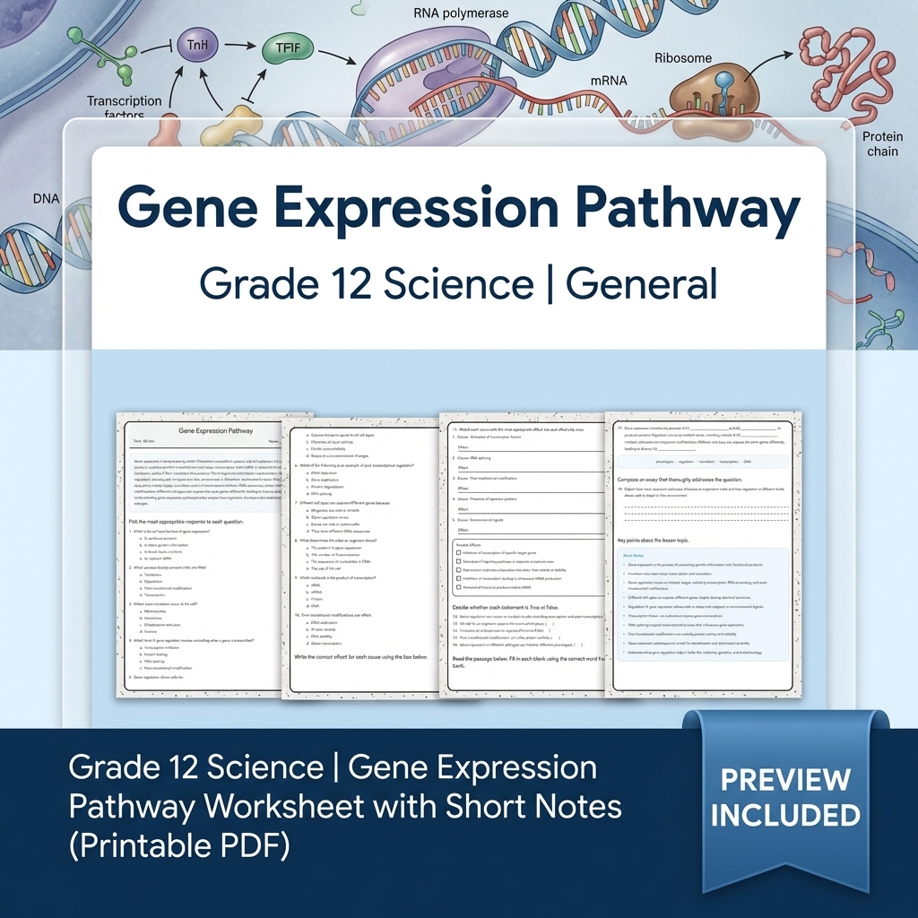 Grade 12 Evidence-Based Scientific Modeling Science Full-Year Bundle: General — included worksheet 36