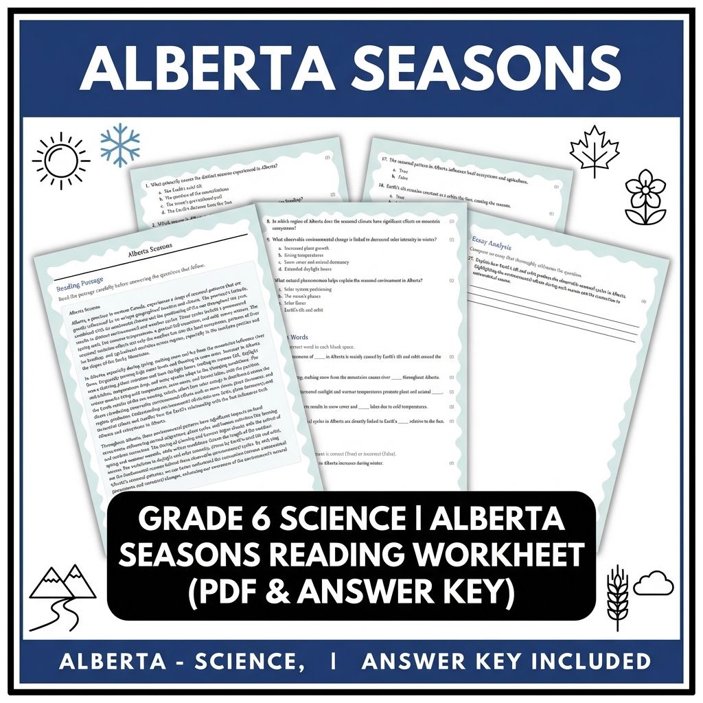 Grade 6 Science | Celestial Motion & Sky Observation Worksheets Bundle — included worksheet 13
