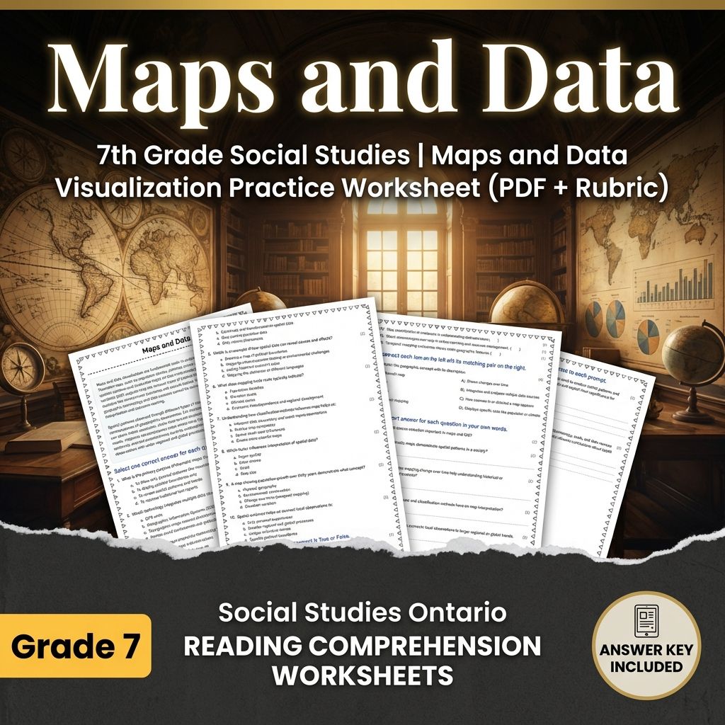 Grade 7 Social Studies Bundle | Human-Environment Interactions & Global Networks — included worksheet 12