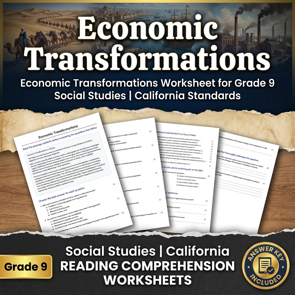 Economic Transformations for Grade 9 Social Studies | California Standards