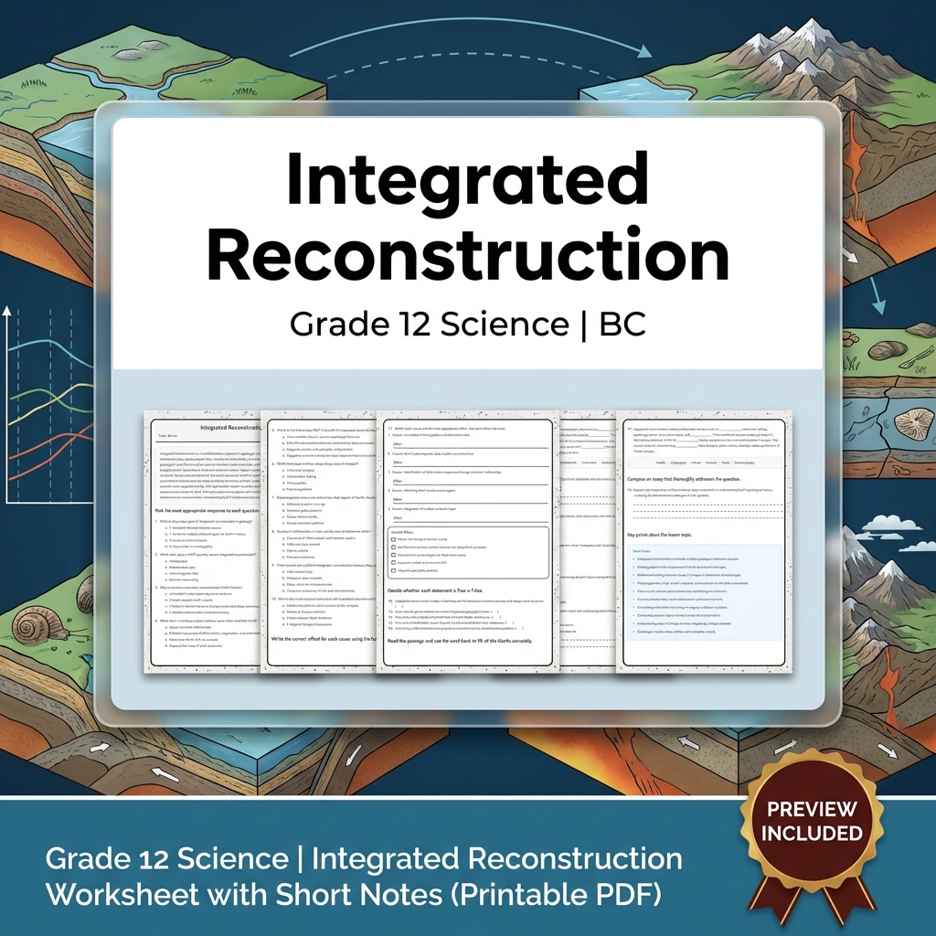 Grade 12 Science Full Year Bundle | Thermochemistry, Earth Systems, Genetics — included worksheet 52