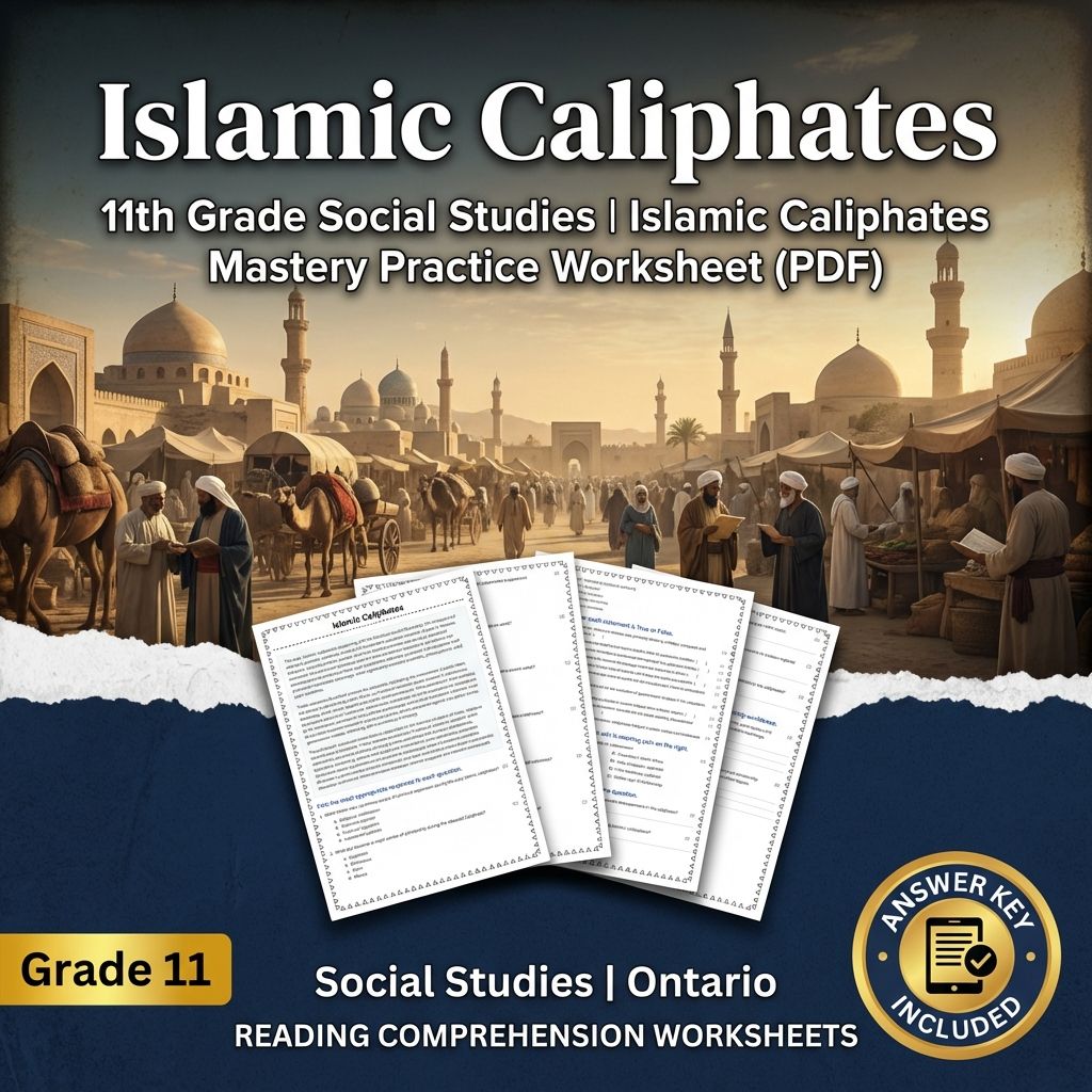 Grade 11 Social Studies UNIT Bundle | Civilizations, Trade & Cultural Exchange — included worksheet 9