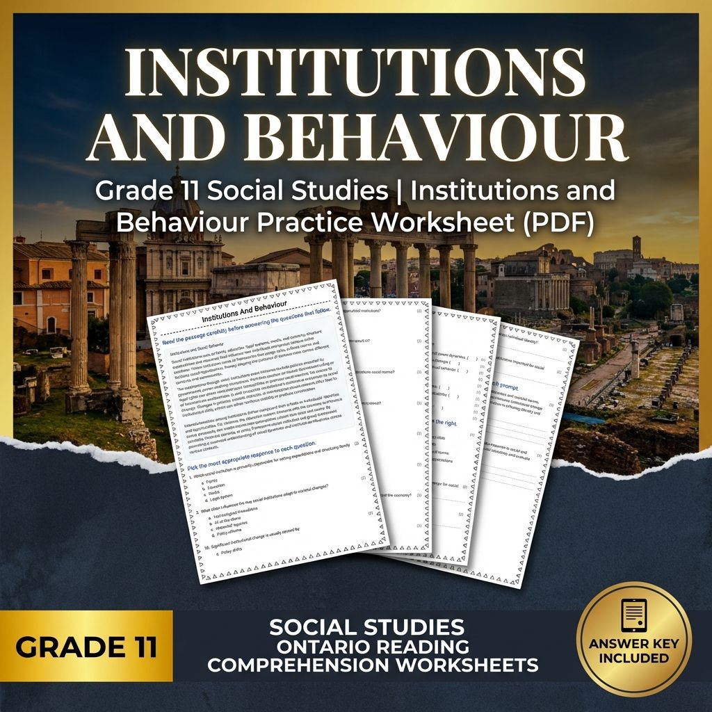 Grade 11 Social Studies Bundle – Critical Thinking & Analysis (PDF + Answer Key) — included worksheet 30