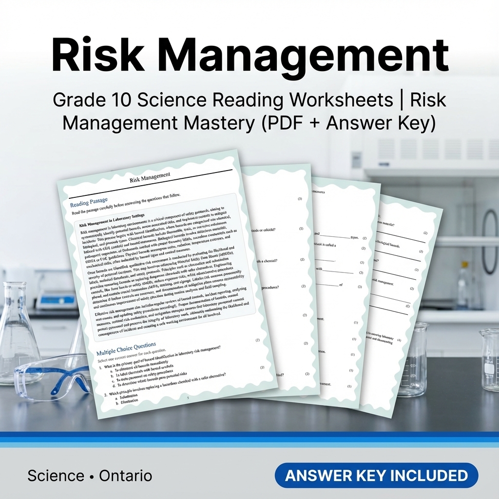 Grade 10 Science Bundle | Comprehensive Visual Data, Earth & Biology Concepts  — included worksheet 56