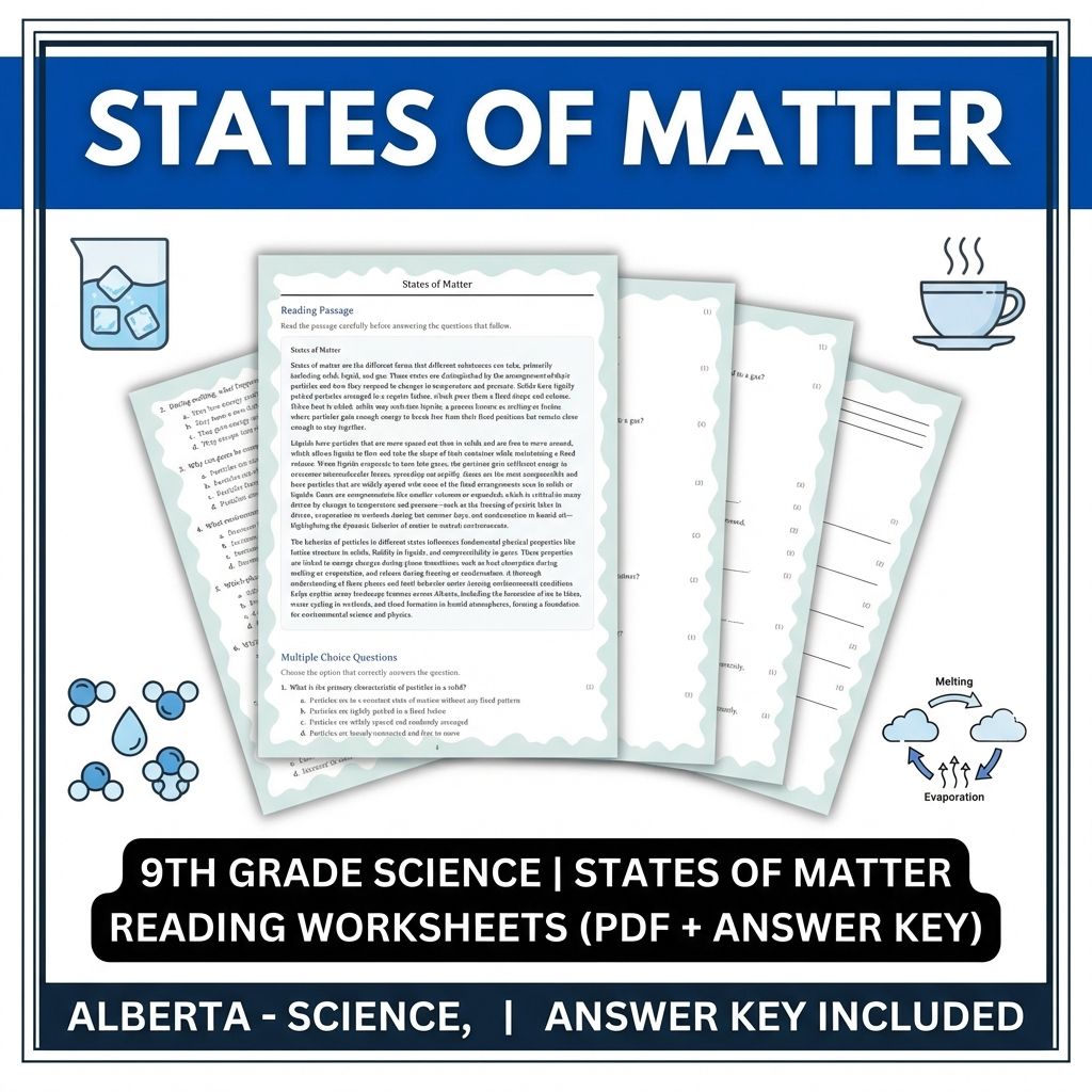 Grade 9 Science | Physics, Biology & Chemistry Mastery (Answer Key Included) — included worksheet 54