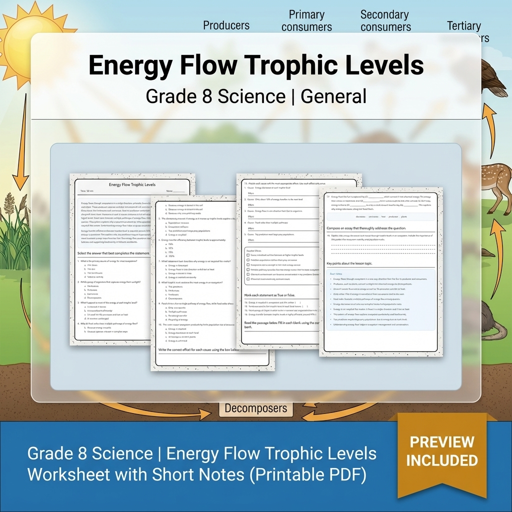 Grade 8 Science Data, Models & CER Full-Year Bundle: General Framework — included worksheet 37