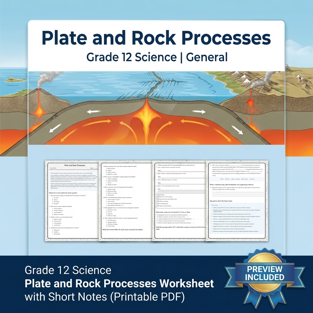 Grade 12 Evidence-Based Scientific Modeling Science Full-Year Bundle: General — included worksheet 38