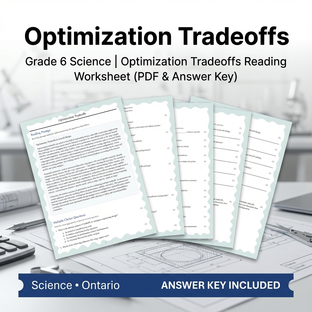 Grade 6 Science – Ecology, Circuits, Astronomy & More (PDF + Answer Key ) — included worksheet 52