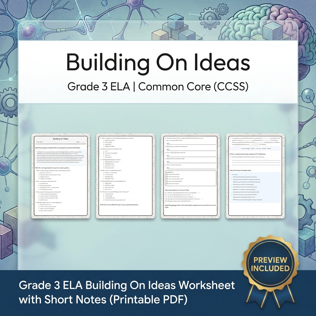 Grade 3 Text Evidence Writing ELA Full-Year Bundle for Common Core (CCSS) — included worksheet 35