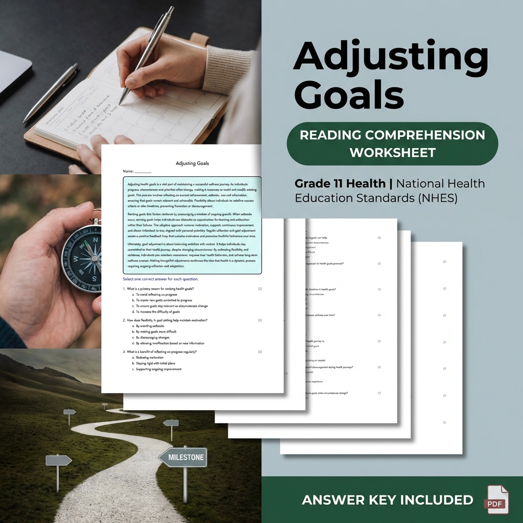 Grade 11 Health Worksheet Bundle – Interpersonal Skills & Advocacy NHES Aligned — included worksheet 36