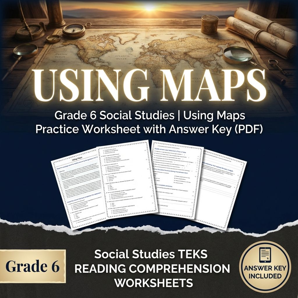 Grade 6 Social Studies Unit Bundle – Maps, Resources & Environmental Impact — included worksheet 5