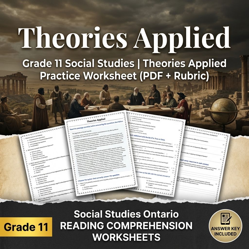 Grade 11 Social Studies Bundle – Critical Thinking & Analysis (PDF + Answer Key) — included worksheet 33
