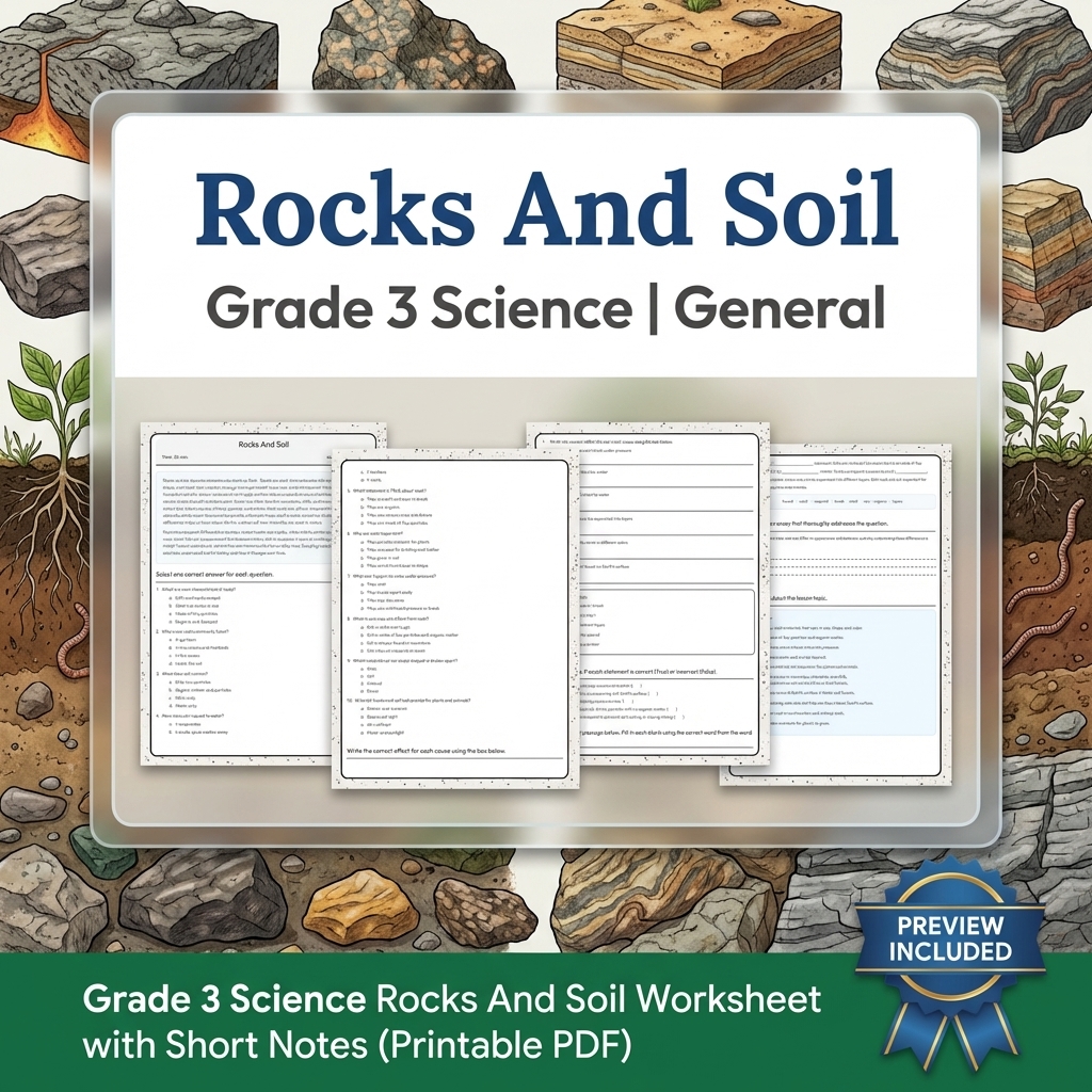 Grade 3 Science Full Year Bundle | Comprehensive Curriculum Resources — included worksheet 38