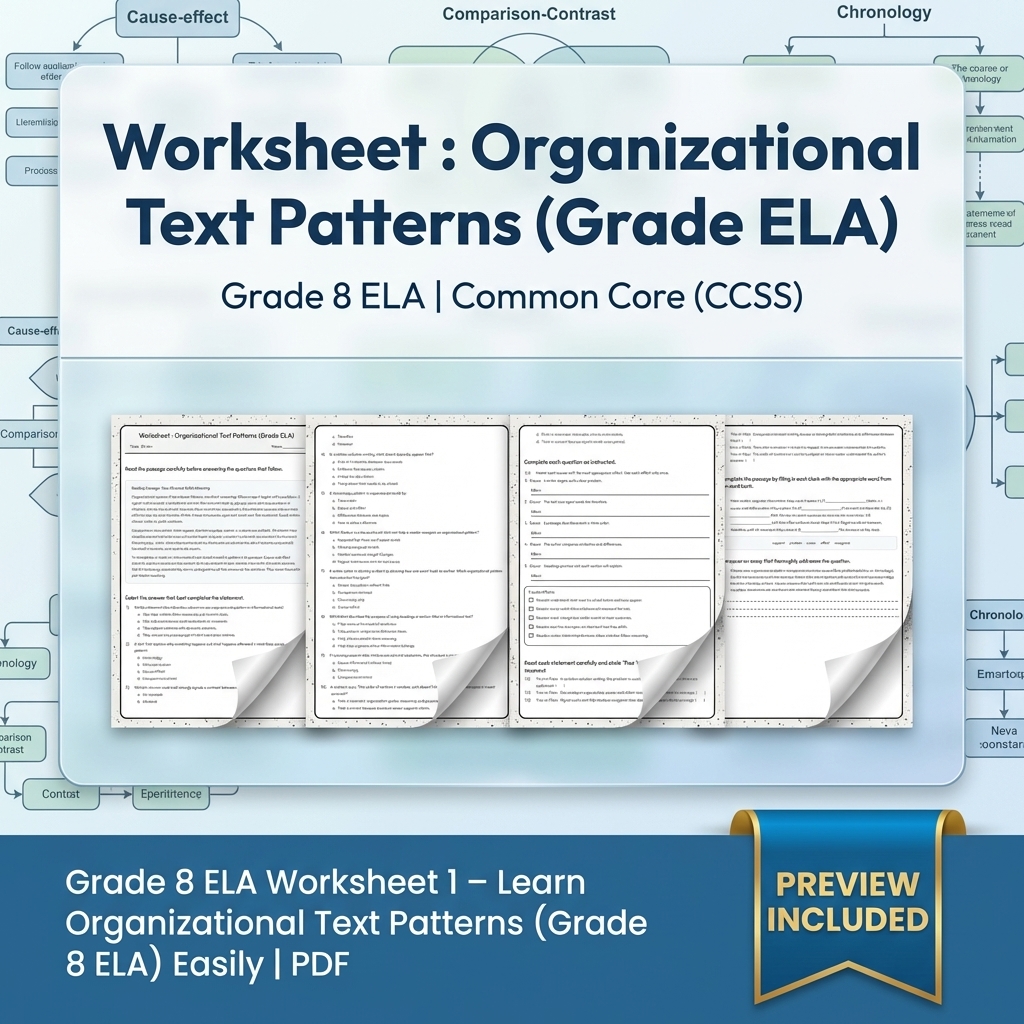 Grade 8 Clarity, Evidence & Argument Writing ELA Full-Year Bundle CCSS — included worksheet 35