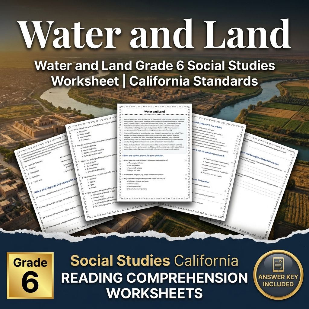 Grade 6 Social Studies | Early Civilizations & Agricultural Revolution Bundle — included worksheet 5