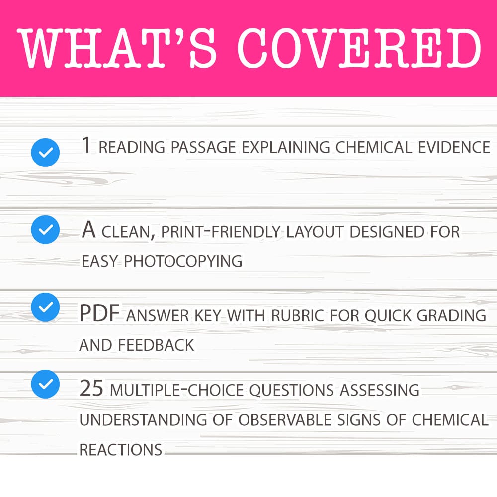 Grade 11 Science worksheet mcq paper worksheet — Grade 11 Science — Worksheet MCQ Paper for Mastering Chemical Evidence —…