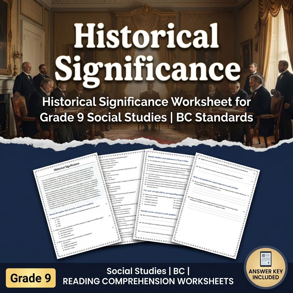 Grade 9 Social Studies Bundle | Constructing Historical Narratives  — included worksheet 6