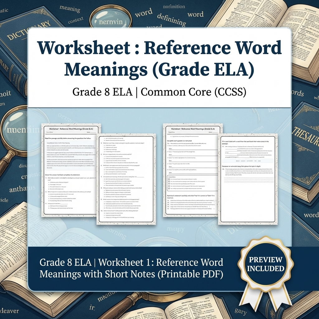 Grade 8 Clarity, Evidence & Argument Writing ELA Full-Year Bundle CCSS — included worksheet 36