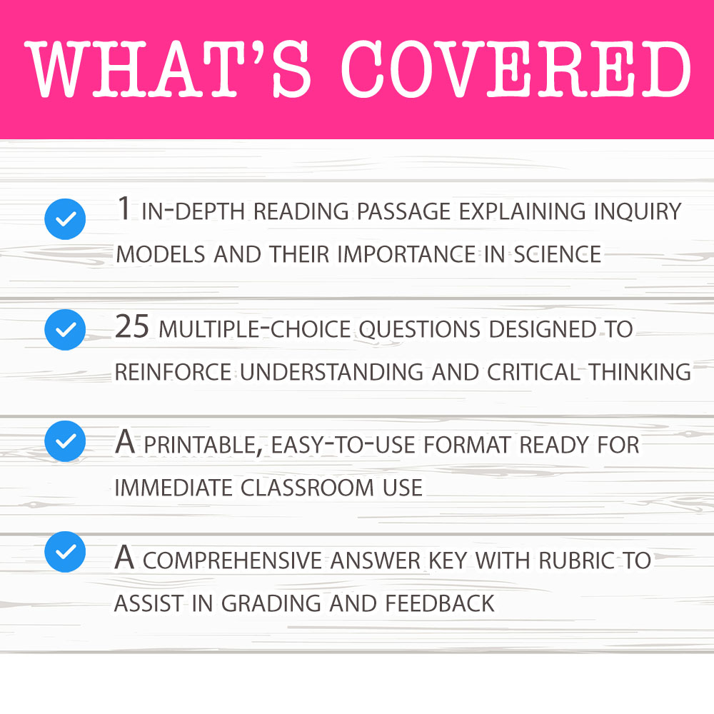 Grade 8 Science worksheet worksheet — Grade 8 Science – Inquiry Models Worksheet for Mastering Scientific Investigation —…