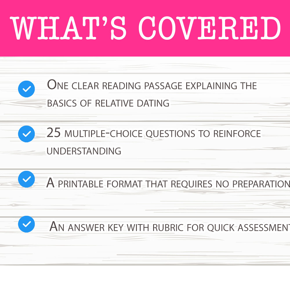 Grade 12 Science worksheet mcq paper worksheet — Grade 12 Science — Worksheet MCQ Paper for Mastering Relative Dating — pa…