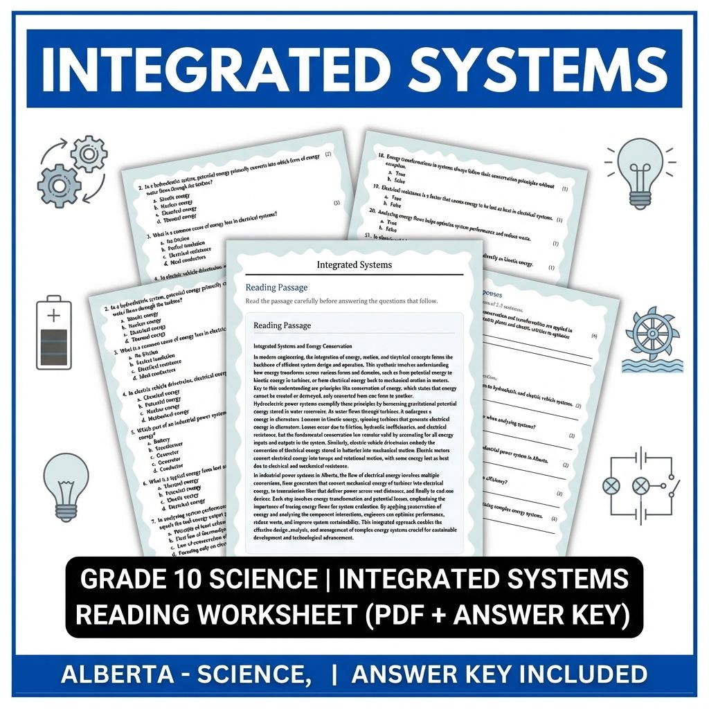 Grade 10 Science Worksheets Bundle | Physics, Earth, and Environmental Topics — included worksheet 57