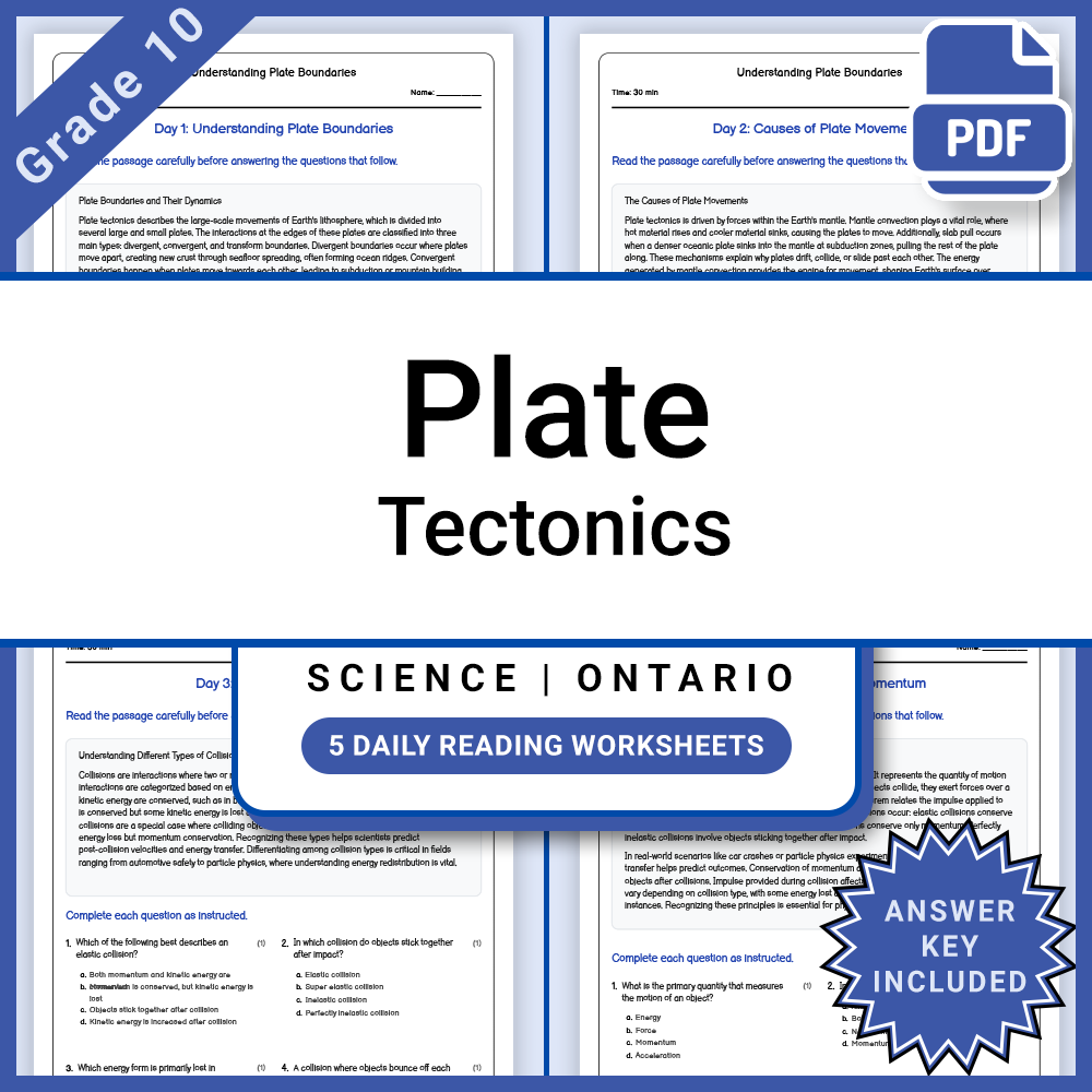 Grade 10 Science Full Year Curriculum Bundle - Ontario Framework — included worksheet 54