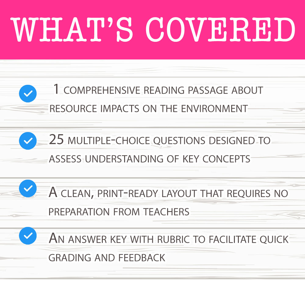 Grade 12 Science worksheet mcq paper worksheet — Grade 12 Science — Worksheet MCQ Paper for Mastering Resource Impacts — p…