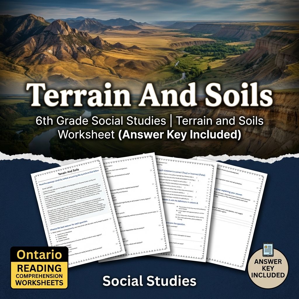 Grade 6 Social Studies Unit Bundle | Canadian Resources, Climate & Environment — included worksheet 14