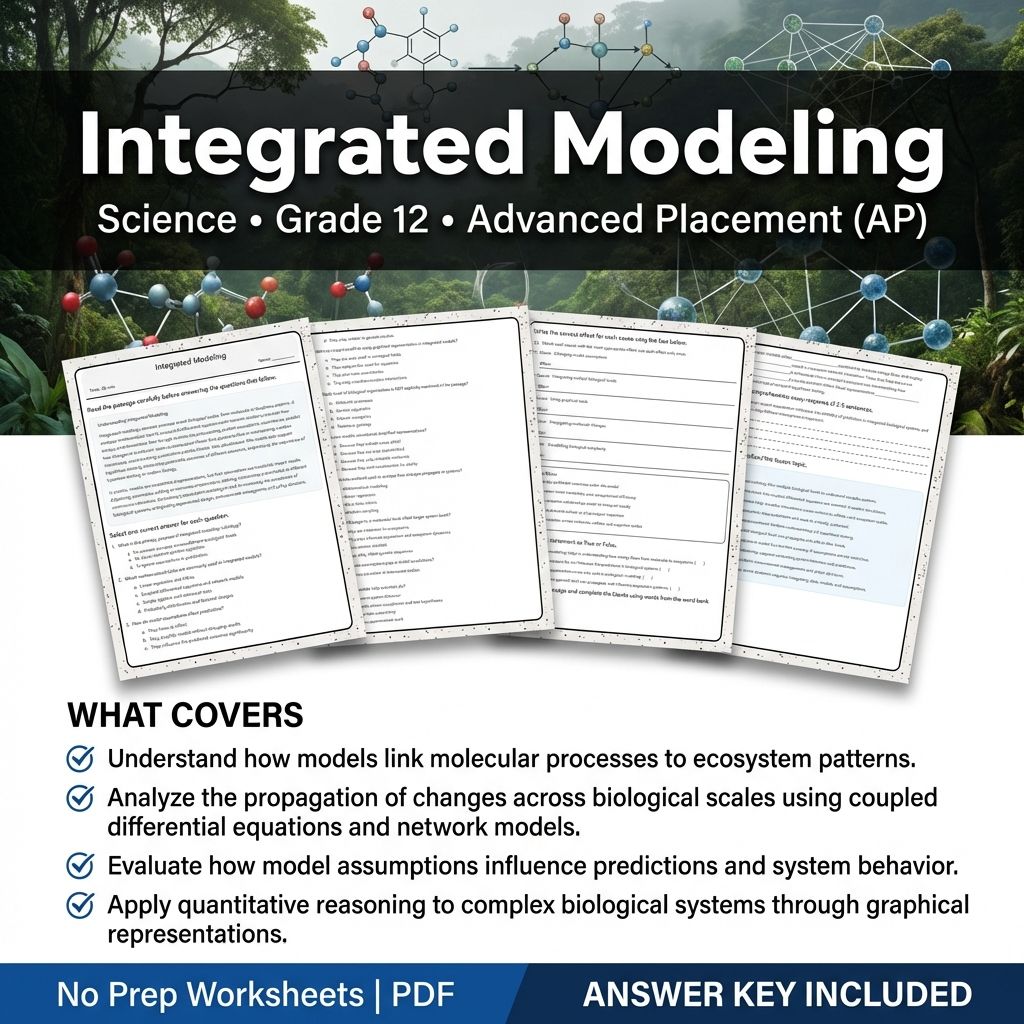 Grade 12 Science Unit Worksheet Bundle – Cell Biology, Genetics & Ecology — included worksheet 11