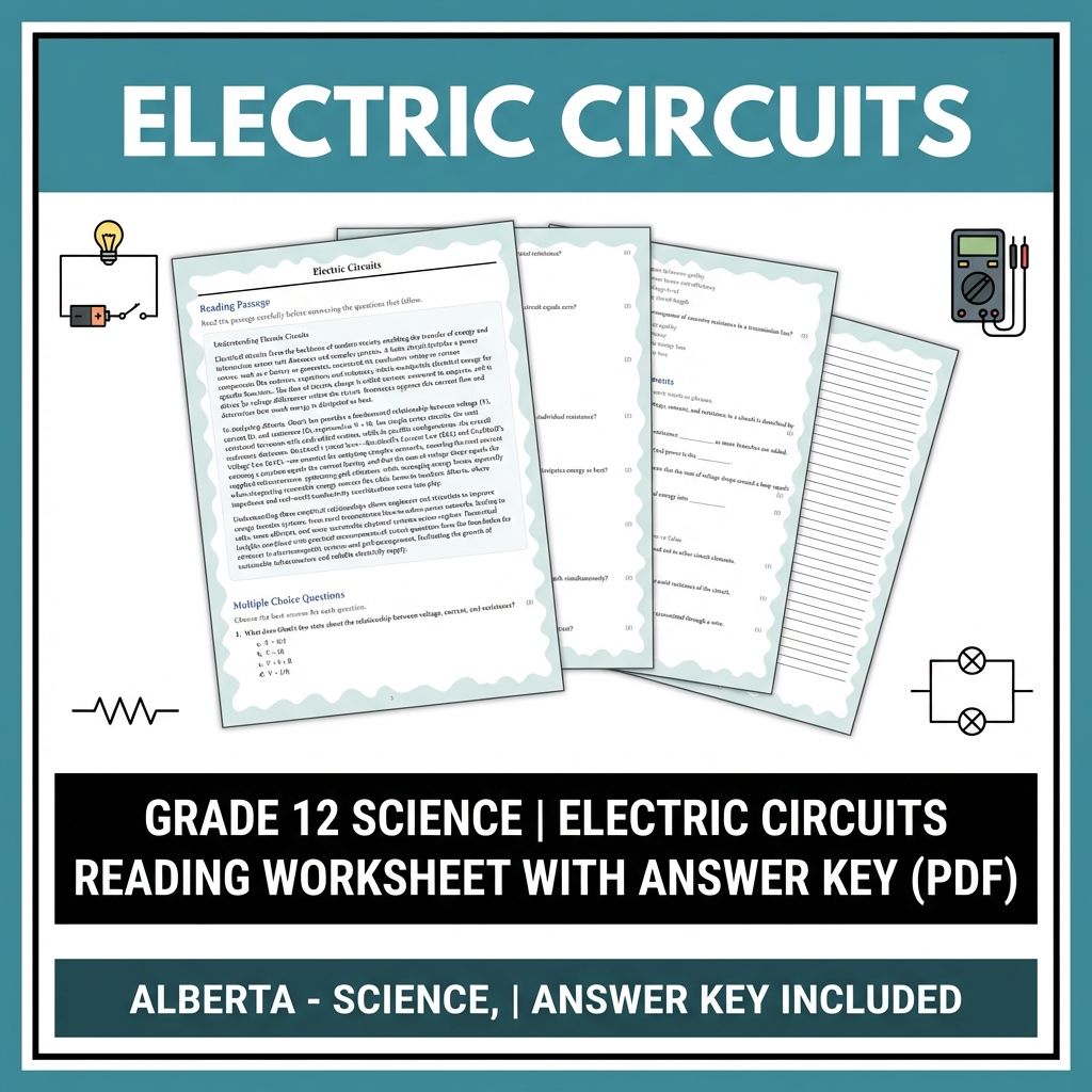 Grade 12 Science UNIT Bundle – Waves, Nuclear & Electromagnetism Worksheets — included worksheet 13