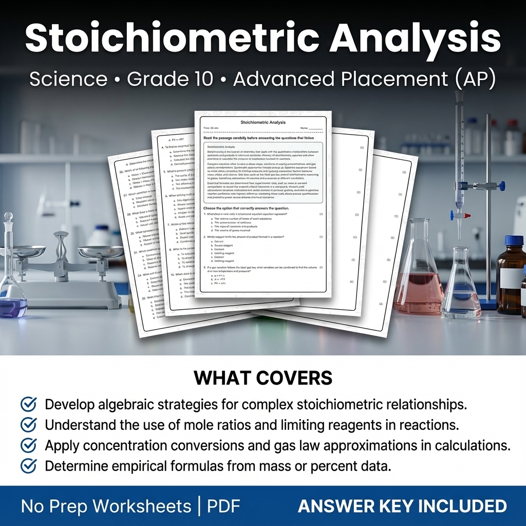 Grade 10 Science Worksheet Bundle – Physics, Biology & Earth Science PDF — included worksheet 54