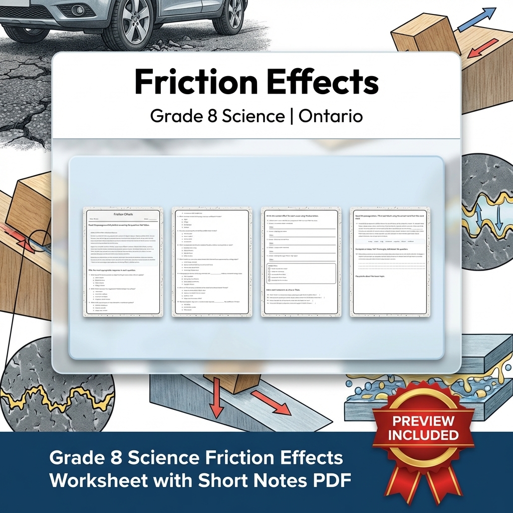 Grade 8 Science Full Year Bundle | Water Systems & Hydrostatics Curriculum — included worksheet 59
