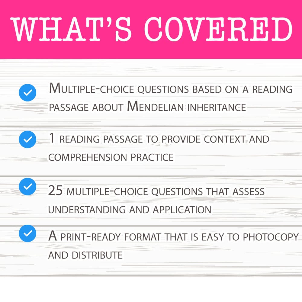 Grade 9 Science worksheet mcq paper worksheet — Grade 9 Science — Worksheet MCQ Paper for Mastering Patterns of Inheritanc…