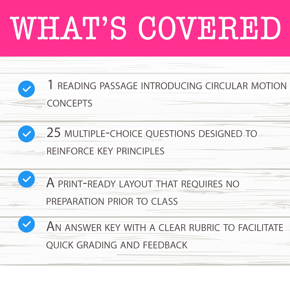 Grade 10 Science worksheet mcq paper worksheet — Grade 10 Science — Worksheet MCQ Paper for Mastering Circular Motion — pa…