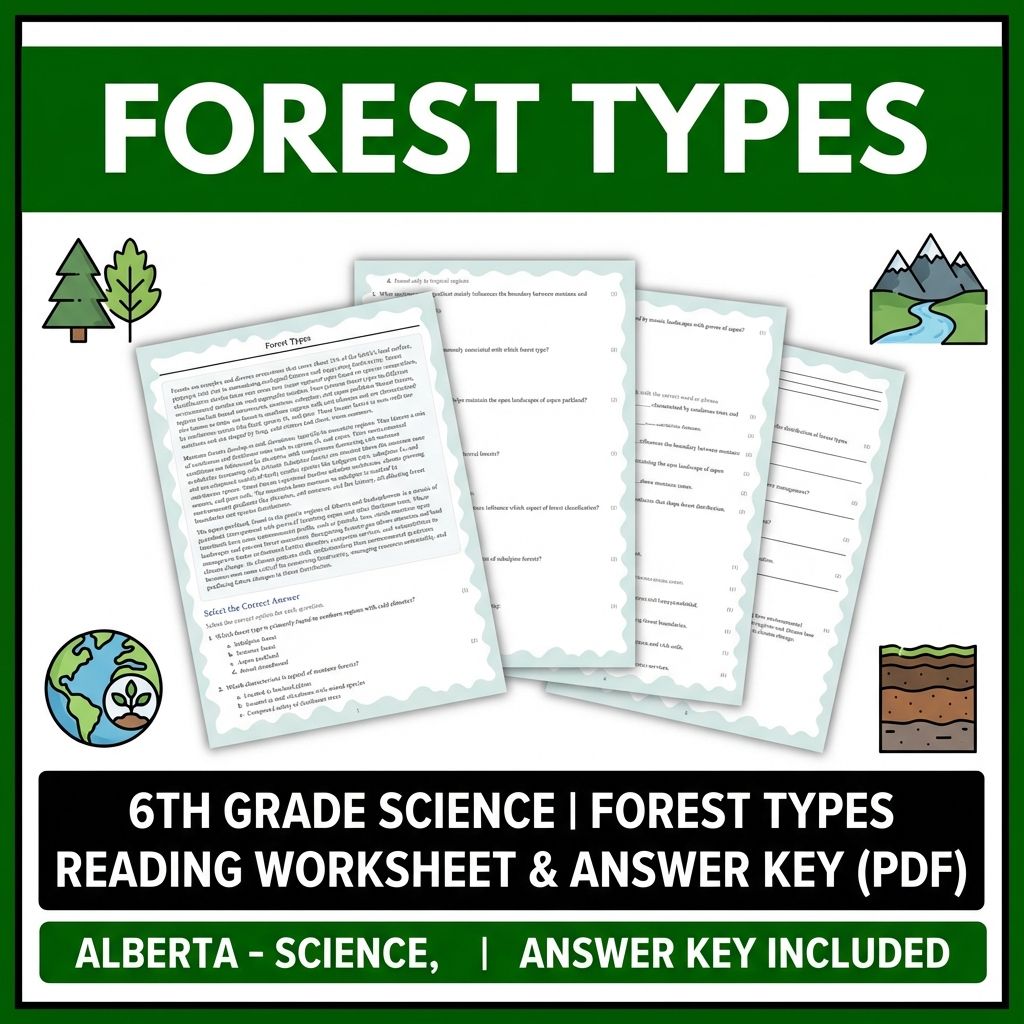 Grade 6 Science Unit Bundle | Ecosystems and Biodiversity (Answer Keys Included) — included worksheet 13