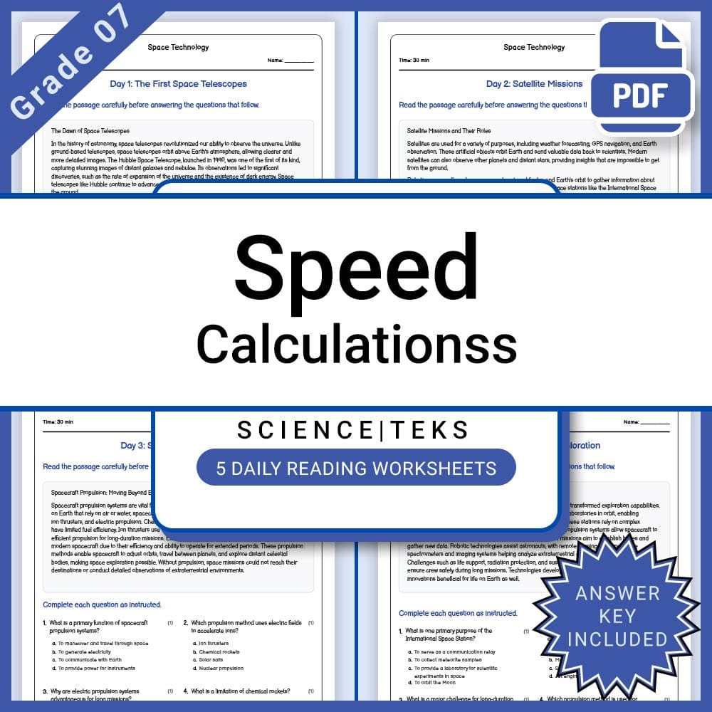Grade 7 Science Full Year Bundle | TEKS-Aligned Curriculum for Middle School — included worksheet 48