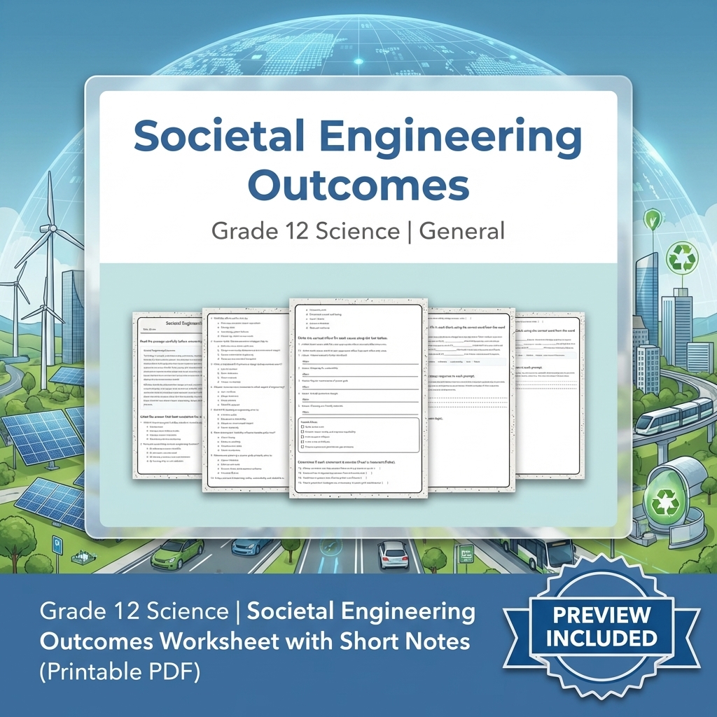 Grade 12 Evidence-Based Scientific Modeling Science Full-Year Bundle: General — included worksheet 39