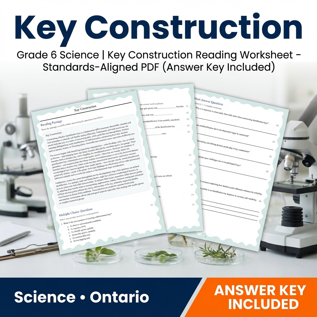Grade 6 Science Unit Bundle – Ecosystems, Biodiversity & Environmental Impact — included worksheet 14