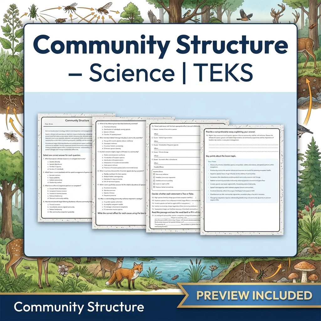 Grade 11 Science Worksheet Bundle | Genetics, Evolution & Human Body (PDF) — included worksheet 55