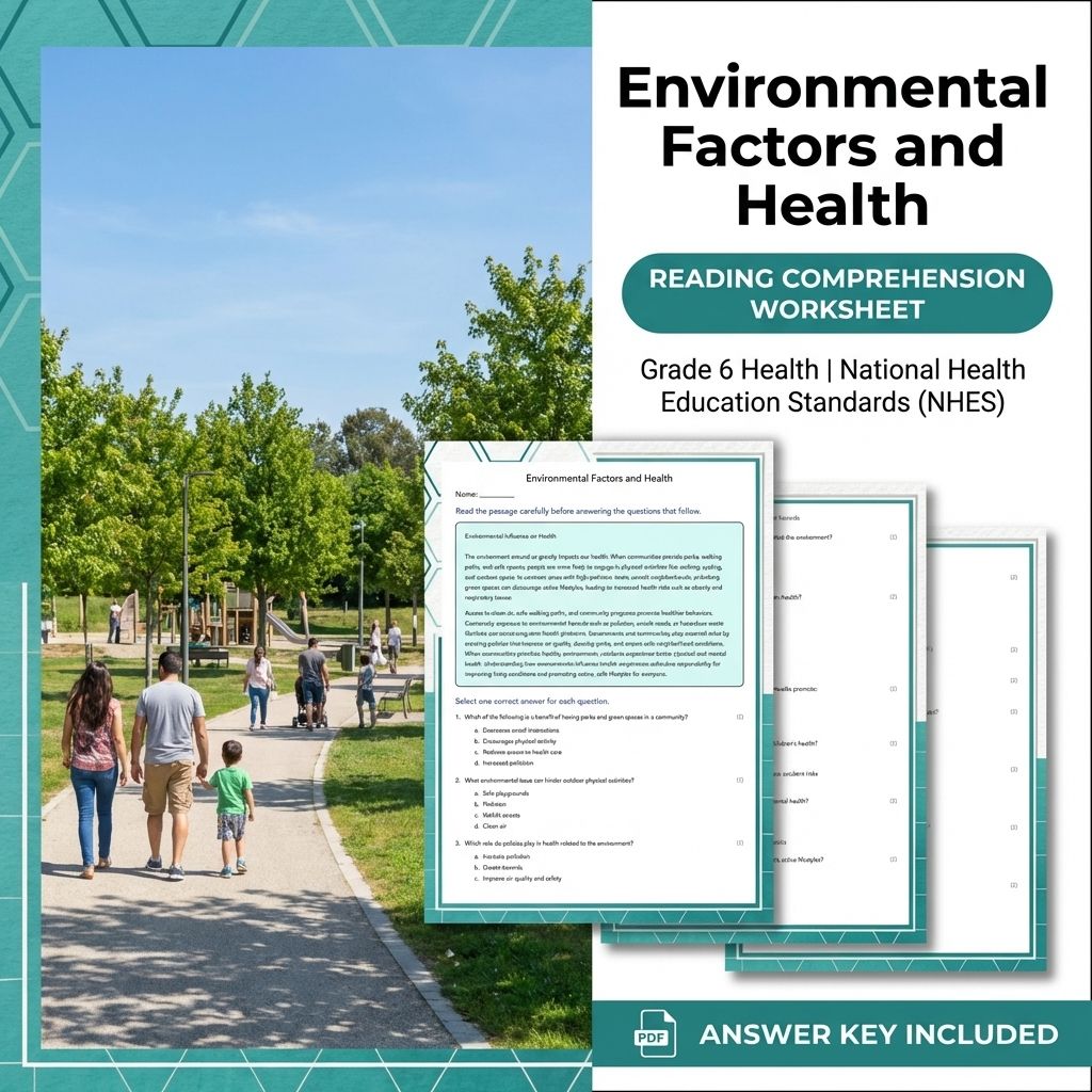 Grade 6 Health | Communication, Decision-Making & Disease Prevention Worksheets Bundle (Answer Key Included) — included worksheet 29