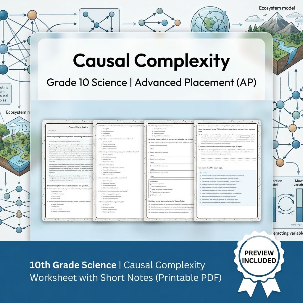 Grade 10 Science Unit | Data Analysis, Modelling  Worksheet Pack — included worksheet 13