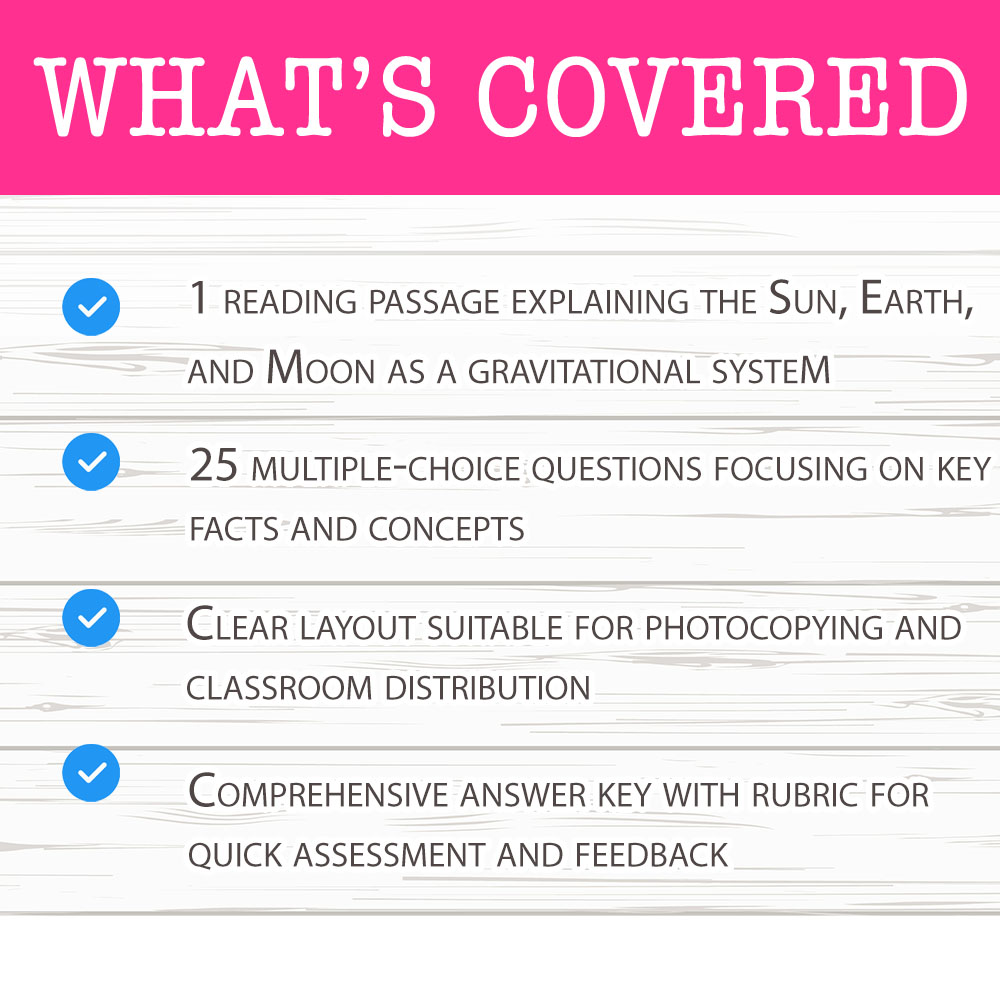 Grade 6 Science worksheet worksheet — Grade 6 Science — Sun, Earth, Moon Worksheet for Mastering Space Systems — page 2