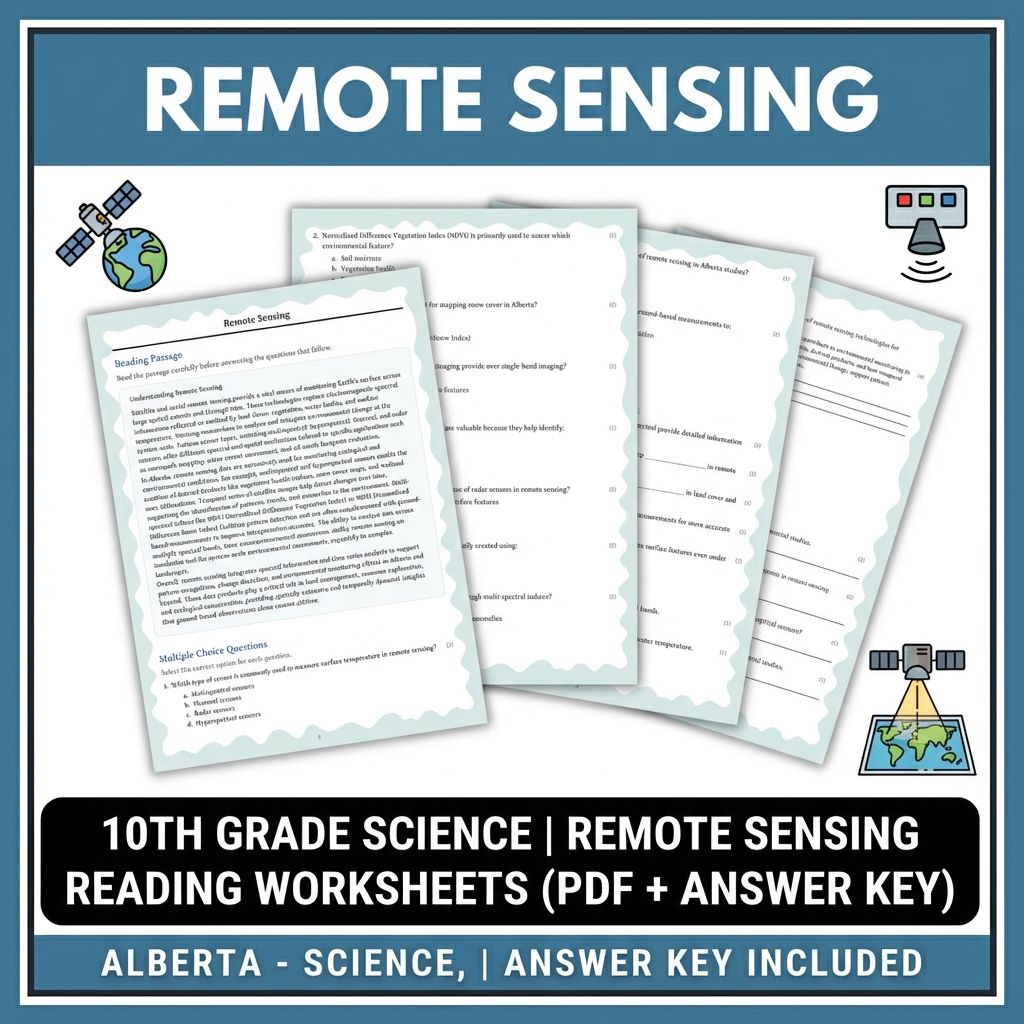 Grade 10 Science Worksheets Bundle | Physics, Earth, and Environmental Topics — included worksheet 59