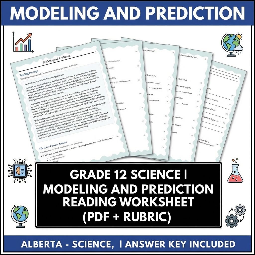Grade 12 Science Bundle – Atomic Spectra to Electromagnetic Waves (PDF + Rubric) — included worksheet 58