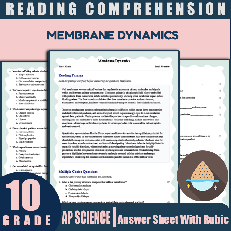 Grade 10 Science reading worksheets worksheet — 10th Grade Science | Meiosis & Genetic Variation Reading Worksheet — page 1