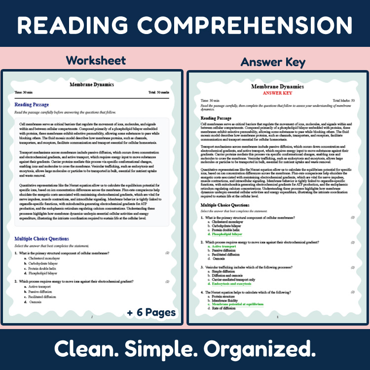 Grade 10 Science reading worksheets worksheet — 10th Grade Science | Meiosis & Genetic Variation Reading Worksheet — page 2