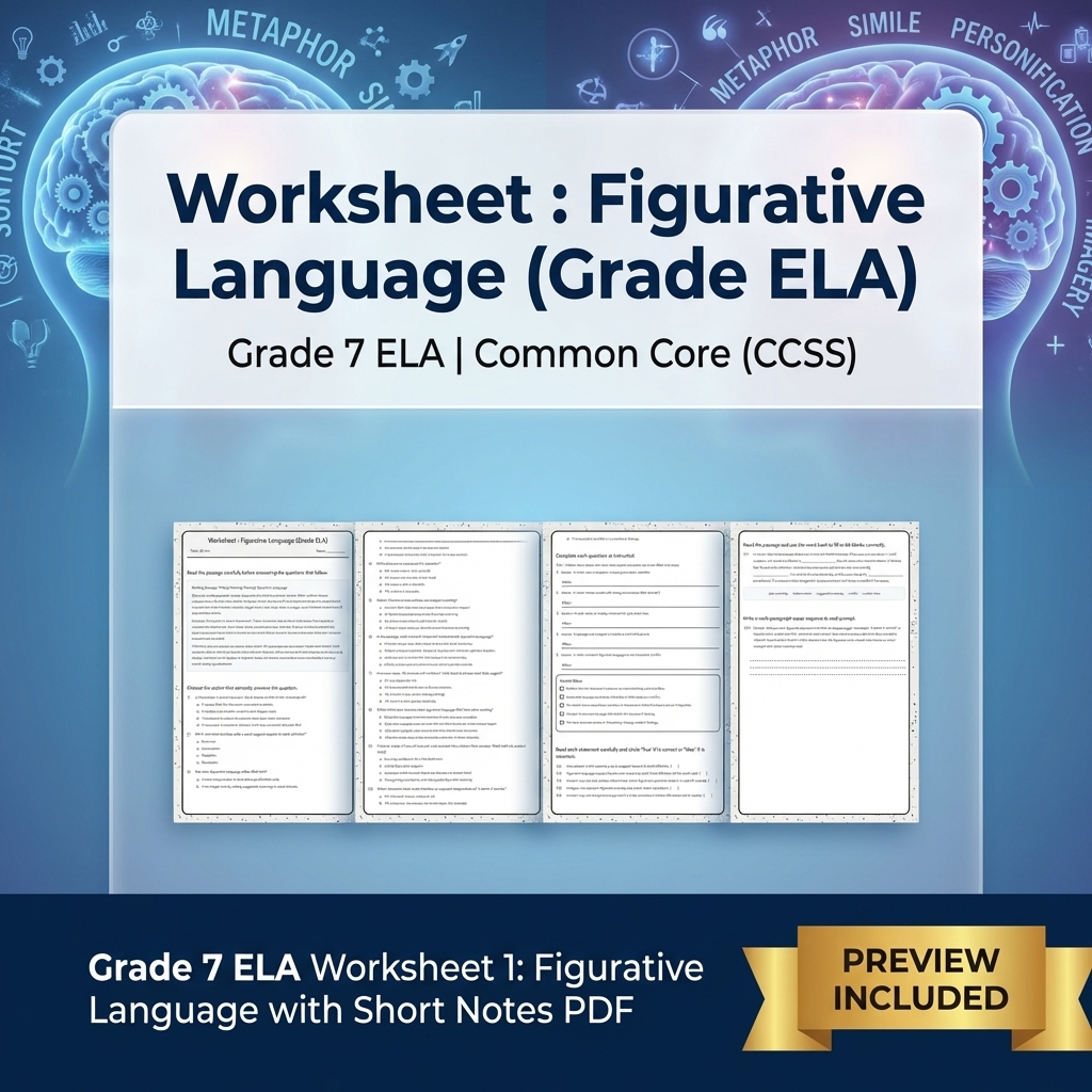 Grade 7 Writing Routinely ELA Full-Year Bundle – Common Core (CCSS) — included worksheet 39