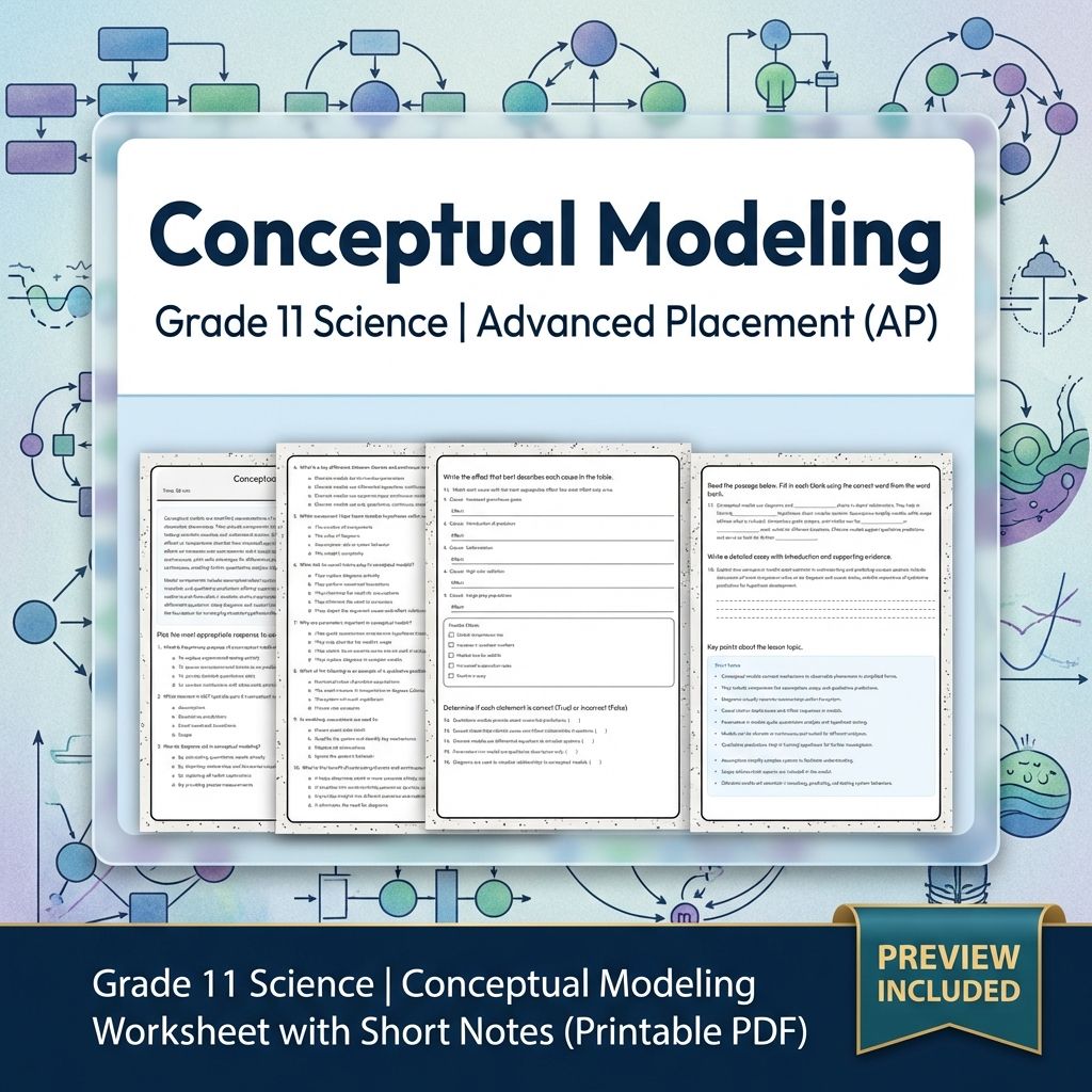 Grade 11 Science Unit Bundle | Data Analysis & Scientific Reasoning Worksheets — included worksheet 9